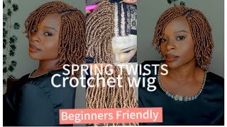 How to NEWcrotchet VIRAL Spring twists wigpassion twists beginner friendly tutorials [upl. by Macy]