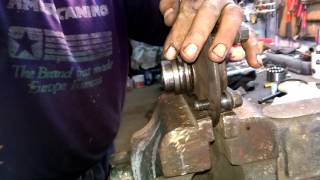 Cum se scoate camasa rulment de pe fuzeta BMW E46  Replace spindle wheel bearing [upl. by Lambard562]