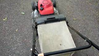 Honda hr216 hydrostatic drive lawnmower  others [upl. by Etteuqal]