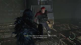 Krauser Knife Fight Professional Mode No Damage RESIDENT EVIL 4 REMAKE [upl. by Ayanet152]