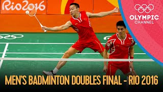 Mens Badminton Doubles Gold Medal Match 🇨🇳🆚🇲🇾  Rio 2016 Replays [upl. by Ecnarepmet814]