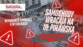 Tramwaj na Rakowieckiej  tor zjazdowy i skrzyżowanie gotowe [upl. by Waterman]