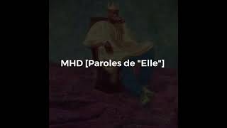 MHD  Elle LyricsParoles [upl. by Danaher]