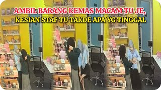 STAF KEDAI KOSMETIK DIPUK4U PEMBELI GELANG RANTAI amp CINCIN EMAS HABIS DISERAH [upl. by Htebsle115]