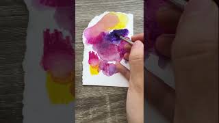 How to use Watercolor Pencils  Dreamy Forest Painting watercolorart [upl. by Ezana]