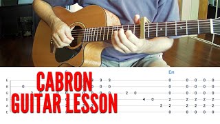 Cabron Guitar Lesson  Tabs Red Hot Chili Peppers Cover and Tutorial [upl. by Lachlan]