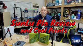 Sunlu Pla Review and Cool Prints 3dhp [upl. by Novj]