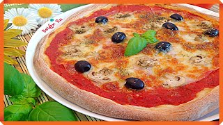 💚 CÓMO HACER PIZZA REGINA EN CASA EN HORNO 🍕 MASA básica ITALIANA a mano con TRUCOS Y SECRETOS [upl. by Adnuhser232]