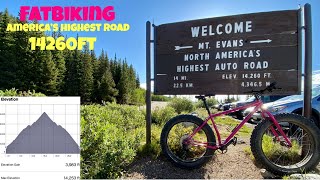 Surly Ice Cream Truck  Fat Biking the Highest Paved Road in North America  Mt Evans Colorado [upl. by Ainsley]