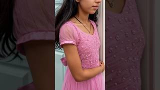 Lets Sew a Dress for My Cousin 👗✨ Easy Pleated Design Tutorial pleateddress sewingtutorial [upl. by Marcel]