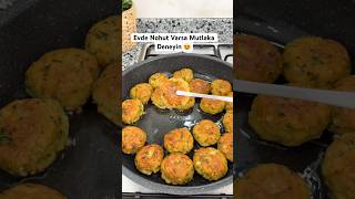 NOHUT VARSA MUTLAKA DENEYİN 😍 falafel viralshort tarif [upl. by Htebaras]