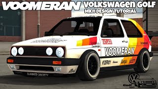 Voomeran Volkswagen Golf MkIl Design  Car Parking Multiplayer [upl. by Quillon]