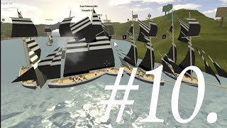 ROBLOX Tradelands  Fun Times Pt 10  Largest Tradelands Naval Battle  Ever [upl. by Varien]