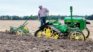 Vintage amp Special Built Tractors Plowing [upl. by Aettam]