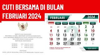 Cuti Bersama di Bulan Februari 2024 kangedibae [upl. by Ainahpets]