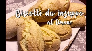 Biscotti da inzuppo al limone senza burro [upl. by Iahcedrom116]