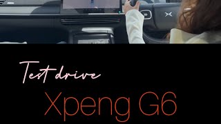 Xpeng G6 test drive ลองขับรถไฟฟ้า  รีวิว xpeng [upl. by Navac]