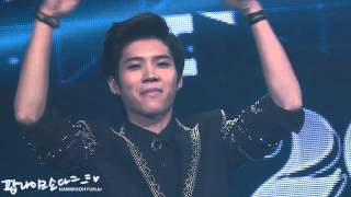 Fancam 121228 KBS Gayo Daejun  Ending  Woohyun focus [upl. by Leff]