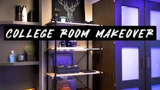 College Guys Dorm Room Makeover  BUDGET EDITION UNDER 100 [upl. by Nitsua402]