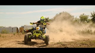 CanAm DS 450 XMX on MX quad track Slovenske Pravno [upl. by Aminta686]