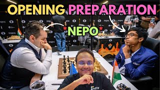 Praggnanandhaas insane opening preparation  Pragg vs Nepo  FIDE Candidates 2024 [upl. by Talanta]