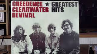 CCR Creedence Clearwater Revival  quotFortunate Sonquot vinyl playing Greatest Hits Red vinyl [upl. by Kathryne781]