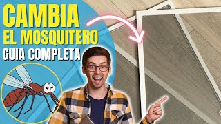 🔴 ASÍ DE FACIL puedes Cambiar el Mosquitero Roto 🪟 Hazlo tu con LA MEJOR GUIA [upl. by Lleinnad]