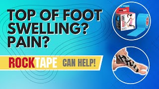 RockTape for FOOT swelling or pain [upl. by Allenaj]