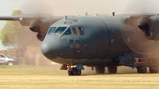 C27J Spartan dirt strip landing [upl. by Fawn488]