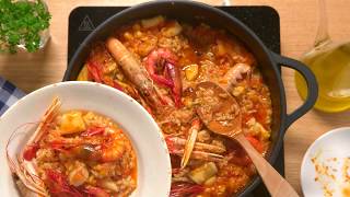 🥘 Paella de marisco  Recetas Nestlé Cocina [upl. by Gascony]