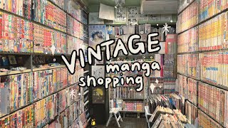 ੈ✩‧₊˚ vintage manga shopping in japan  literally the COOLEST manga store [upl. by Metabel606]