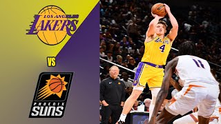 Lakers vs Suns  Pre Season Lakers Highlights [upl. by Aleekat]