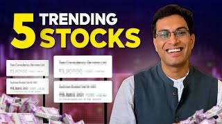 These 5 stocks are in strong momentum Good time to add [upl. by Acinej]