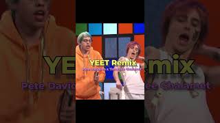 Pete Davidson x Timothee Chalamet  YEET Remix THE REAL HEAT🤣🔥SNL [upl. by Sharia238]