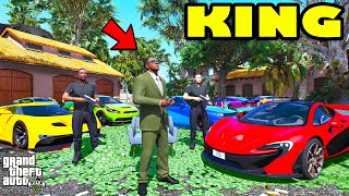 Franklin Is The New KING OF LOS SANTOS in GTA 5  SHINCHAN and CHOP [upl. by Adham]