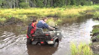 VTT dans la boue  ATV in mud  SaintRaymond de Portneuf Quebec [upl. by Auod435]