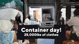 Taking in 25000LB of used clothes🔥 [upl. by Ynaffad]