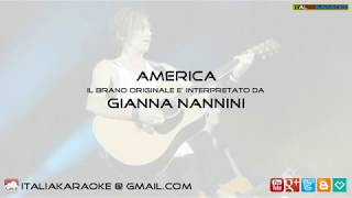 Gianna Nannini America Karaoke [upl. by Ley112]