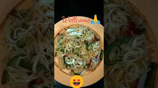 shots Hakka Noodles Recipe  ভেজ চাউমিন  Veg Chowmein Recipe  Easy Homemade Noodles Recipe [upl. by Kafka]