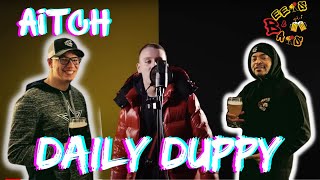 HOW DID WE NOT KNOW ABOUT THIS  Americans React to Aitch Daily Duppy [upl. by Ardnuek]