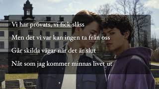 Omar Rudberg — Simons Song Young Royals Swedish lyrics [upl. by Orual]