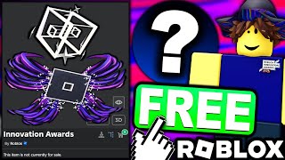 FREE ACCESSORIES HOW TO GET Roblox Innovation Awards 24 Sparkle Buddy amp Ribbon Wings [upl. by Doownelg945]