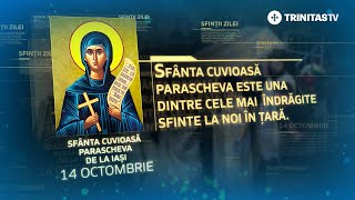 Sfânta Cuvioasă Parascheva de la Iași – 14 octombrie Sinaxar [upl. by Raffarty273]