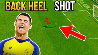 How To Do Back Heel Shot In Fc Mobile 25 [upl. by Azar]