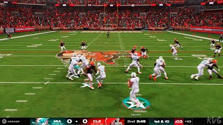 Madden NFL 25  Miami Dolphins vs Cleveland Browns  Gameplay PS5 UHD 4K60FPS [upl. by Ciardap]