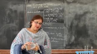 Test for chloride bromide iodide nitrate acidic radicals Group II Class XI Practical Dr Saloni [upl. by Rimaj]