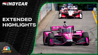 IndyCar Series EXTENDED HIGHLIGHTS Music City Grand Prix  8623  Motorsports on NBC [upl. by Nnahtebazile]