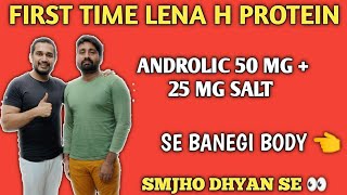 50 mg androlic  25 mg salt ki di advice  steroids vs supplements  best protein for beginners [upl. by Cyrilla]