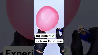 Experiment balloon explosion balloon experiment [upl. by Nilats570]