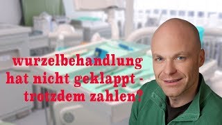 zahnarzt fehler behandlung hat nicht geklappt [upl. by Taam943]